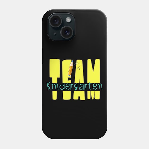 Team kindergarten Phone Case by artsytee