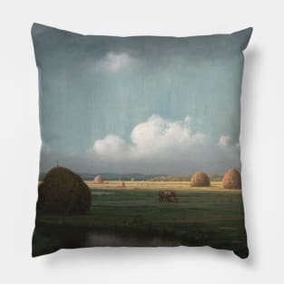 Sudden Shower, Newbury Marshes by Martin Johnson Heade Pillow