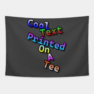 Cool text Tapestry