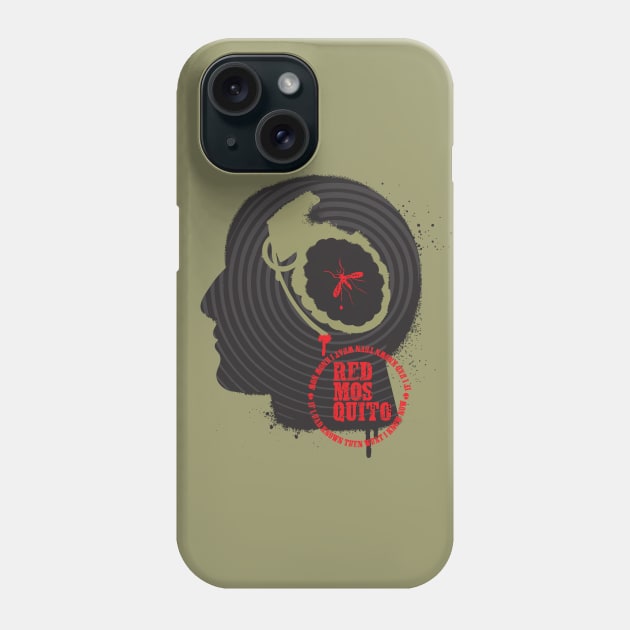 RED Mosquito Phone Case by RepubliRock