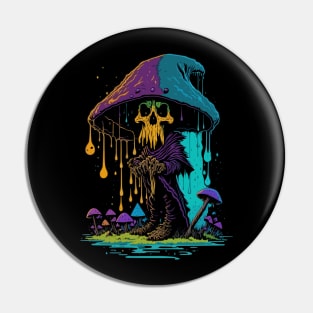 Trippy Grim Reaper Pin