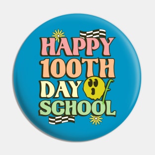 Happy 100th Day of School // Colorful Pin