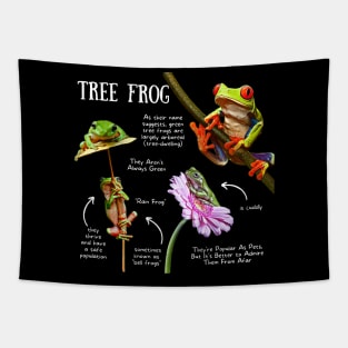 Animal Facts - Tree Frog Tapestry