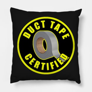 Duct Tape Certified Pillow