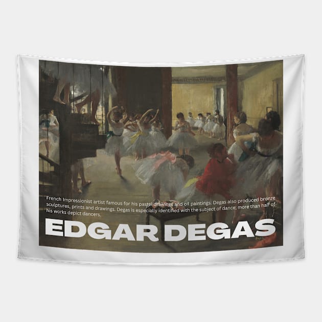 Edgar Degas Tapestry by blckpage