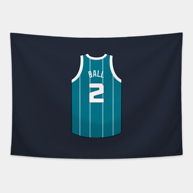 Lamelo Ball Charlotte Jersey Qiangy Tapestry by qiangdade