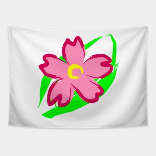 Abstract Cherry Blossom Tapestry