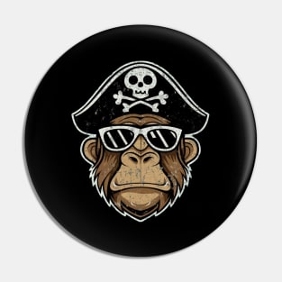 Monkey like a Pirate Pin