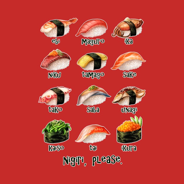 Nigiri, Please - Sushi Menu by iKiska