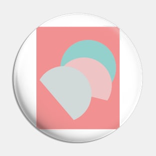 Beauty Half Moon Abstract Art Shapes Pattern Pin