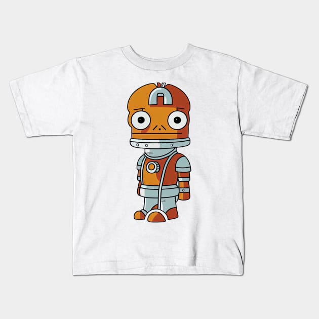 Boys Short Sleeve Robot Graphic Tee