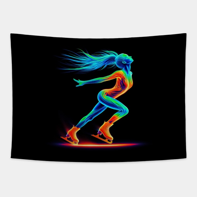 Thermal Image - Sport #55 Tapestry by The Black Panther