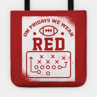 On Fridays We Wear Red // Vintage School Spirit // Go Red Tote