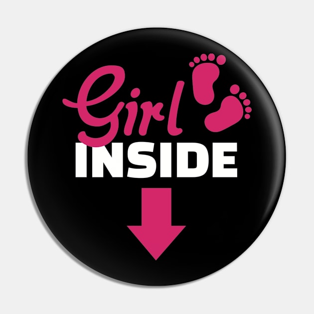 Girl inside Pin by Designzz