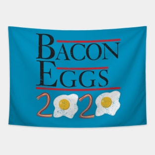 Bacon and Eggs 2020 Presidential Campaign Election Parody T-Shirt Tapestry