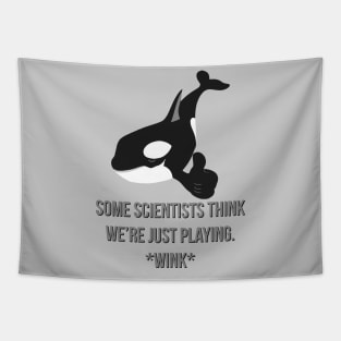 Sly Orca, Some Scientists Think We're Just Playing *Wink* Tapestry