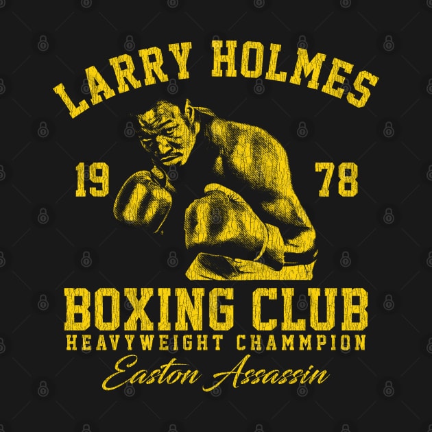 Boxing Club Larry Holmes Golden by Bingung Mikir Nama Design