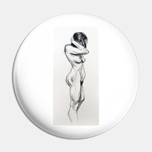 Female Nude standing Pin