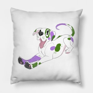 Genderqueer GreatDane! Pillow