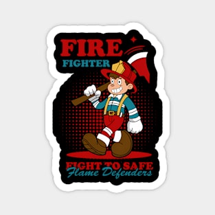 Flame Defenders Magnet