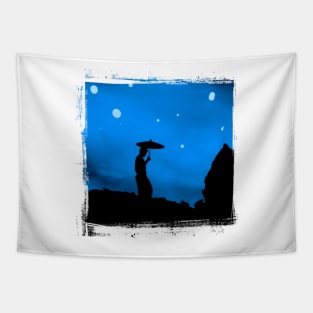 Lonely Warrior Tapestry