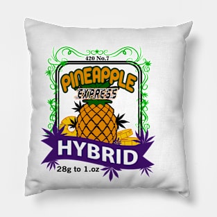 Pinapple Express 420 Strain Logo Pillow