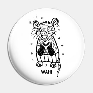 Opossum wah! Pin