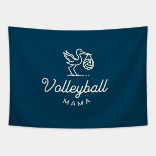 Volleyball Mama Story Design (light) Tapestry