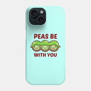 Peas Be With You - Cue Peas Pun Phone Case