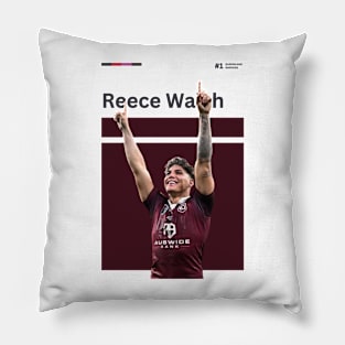 Reece Walsh Maroons Pillow