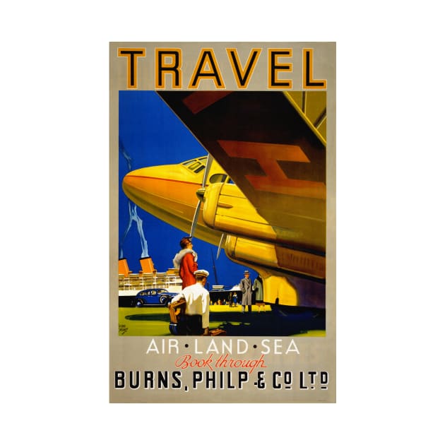 Vintage Travel Poster  Australia Travel by vintagetreasure