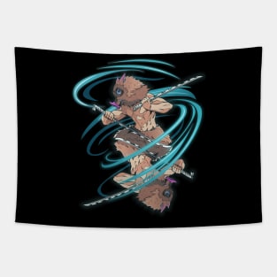 the wind roared Inosuke Tapestry