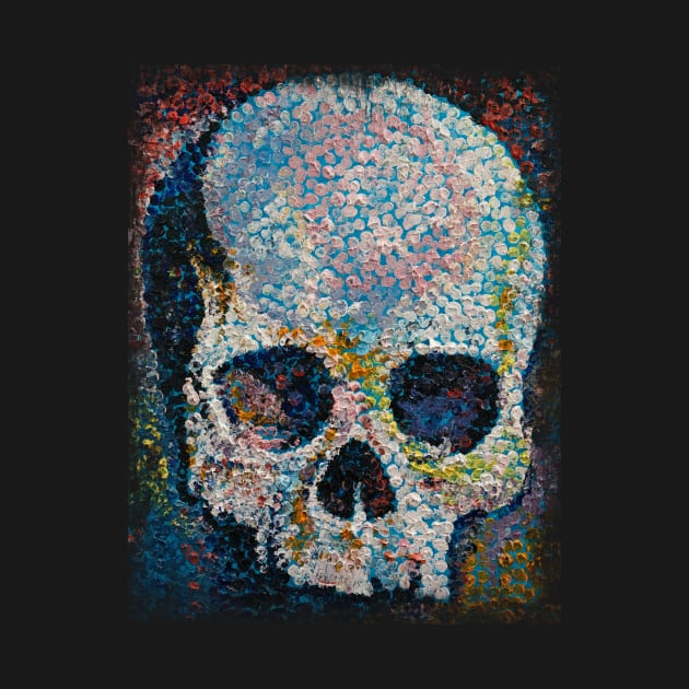 Pointillism Skull by creese