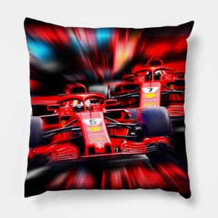 Raikkonen and Vettel 2018 Pillow