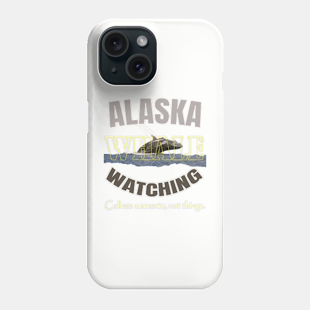 Alaska Whale Watching humpback beluga orca killer whales Phone Case by TeeText