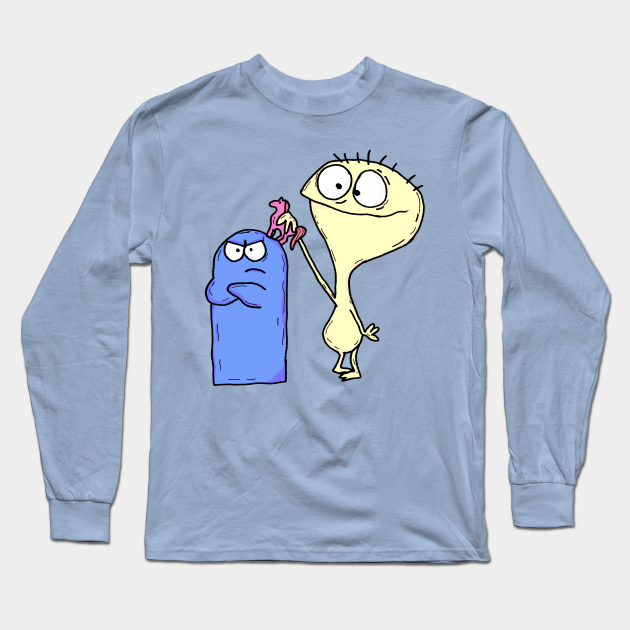 Bloo And Cheese With Toy Pony Foster S Home For Imaginary Friends Fosters Home For Imaginary Friends Long Sleeve T Shirt Teepublic At the end of the episode when you find that out, bloo goes geez louise! and cheese and louise say yes?) teepublic