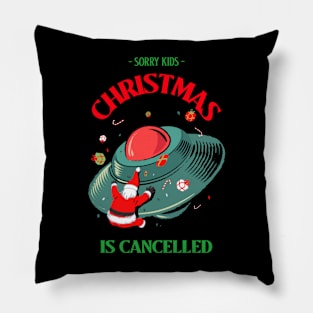 UFO Christmas Pillow