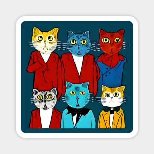 Reservoir Cats Movie Poster Artwork Magnet