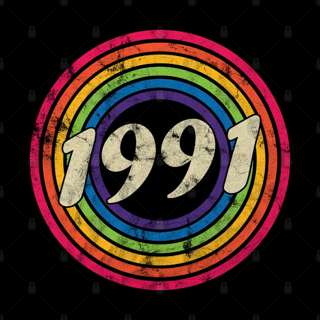 1991 - Retro Rainbow Faded-Style by MaydenArt