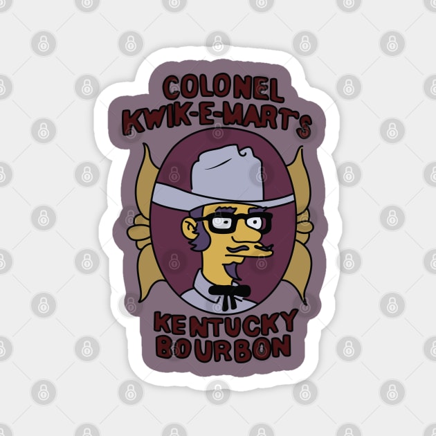 Colonel Kwik-E-Mart Magnet by saintpetty