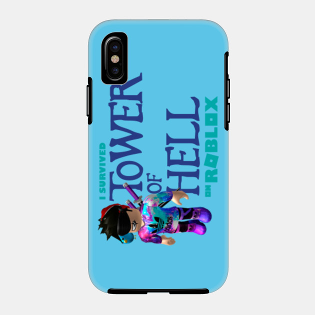 Tower Of Hell Roblox Phone Case Teepublic - discontinued oceans towers of hell roblox