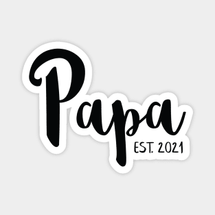 Papa Pregnancy Announcement Magnet