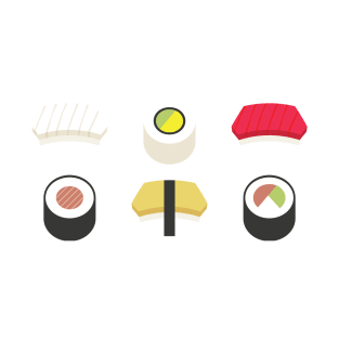 6 Piece Sushi Combo T-Shirt