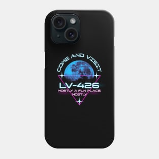 Cool retro Alien LV-426 synthwave design Phone Case