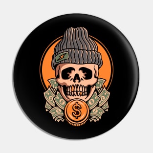 rich skull tattoo Pin