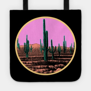 Desert Cactus Sunset Tote