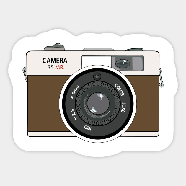 vintage camera camera sticker teepublic