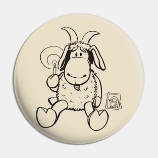 Sheep ram - miss you Pin