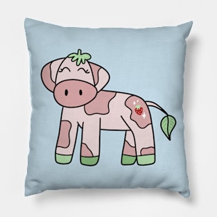 Strawberry Cow Pillow