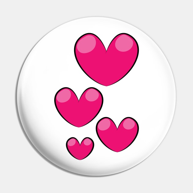 Love Hearts Pin by nickemporium1